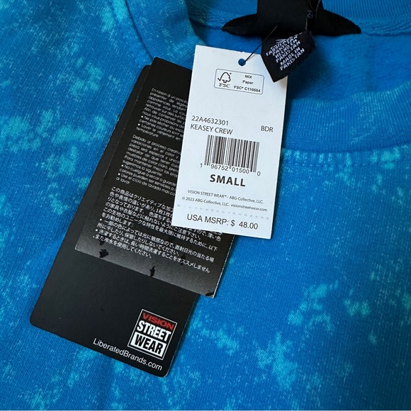 Street Wear Blue Sweatshirt - Picture 6 of 6